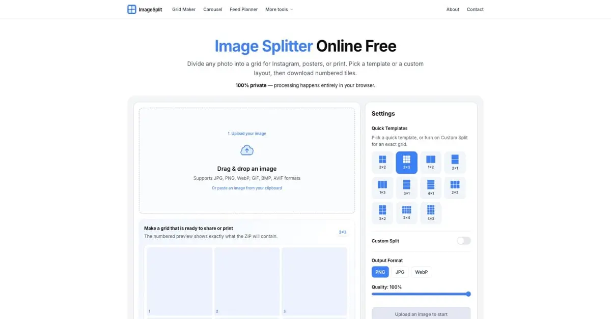 Screenshot 2 of ImageSplit
