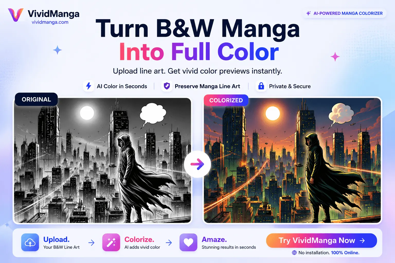Screenshot 2 of VividManga AI Manga Colorizer