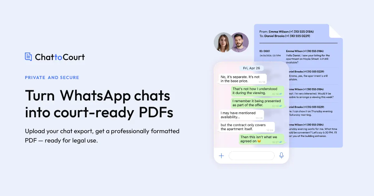 Screenshot 1 of Chat to Court