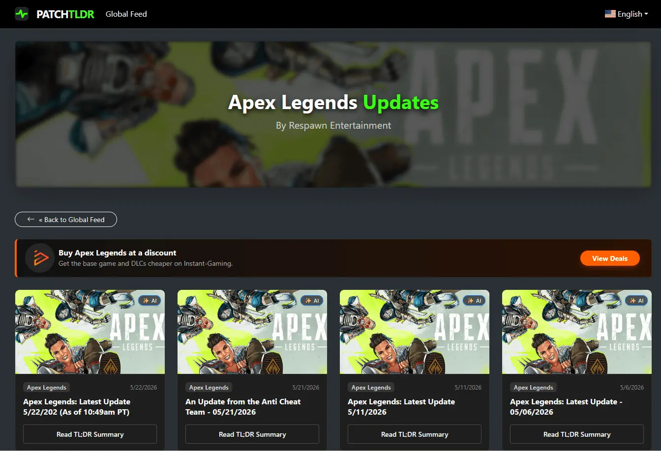 Screenshot 1 of PatchTLDR