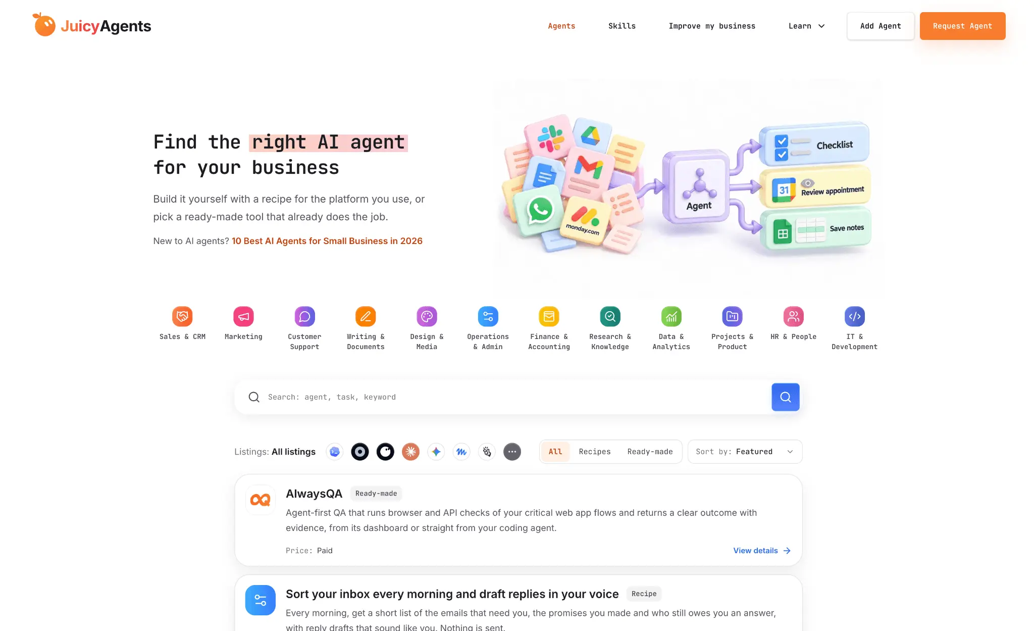 Screenshot 1 of JuicyAgents