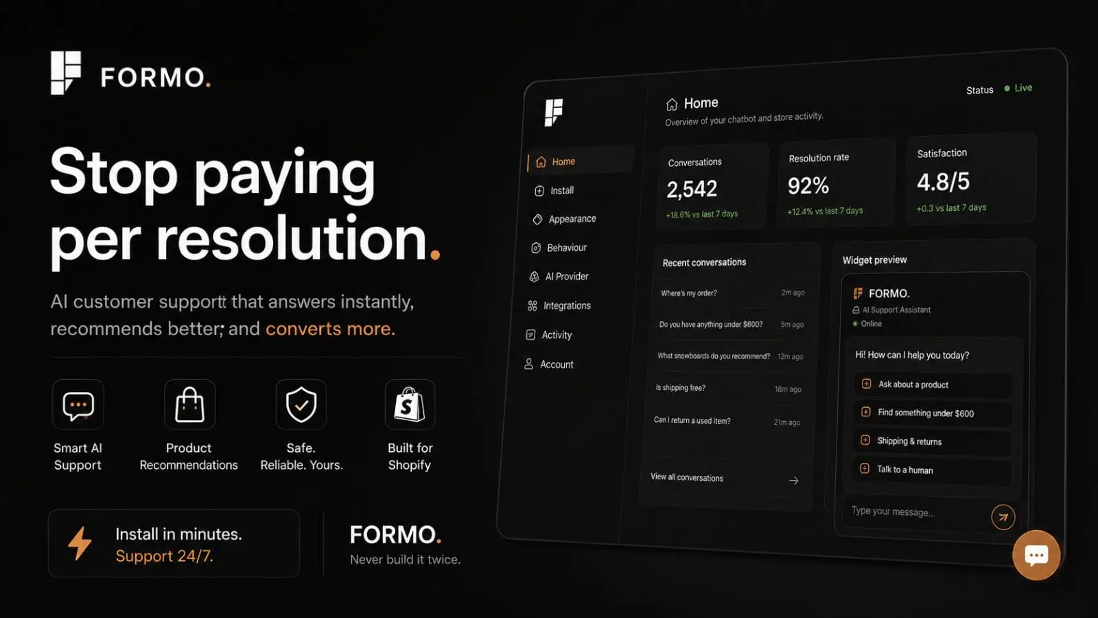 Screenshot 2 of Formo Automations