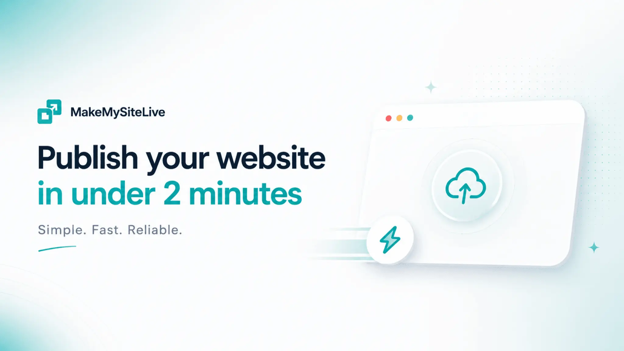 Screenshot 1 of MakeMySiteLive 