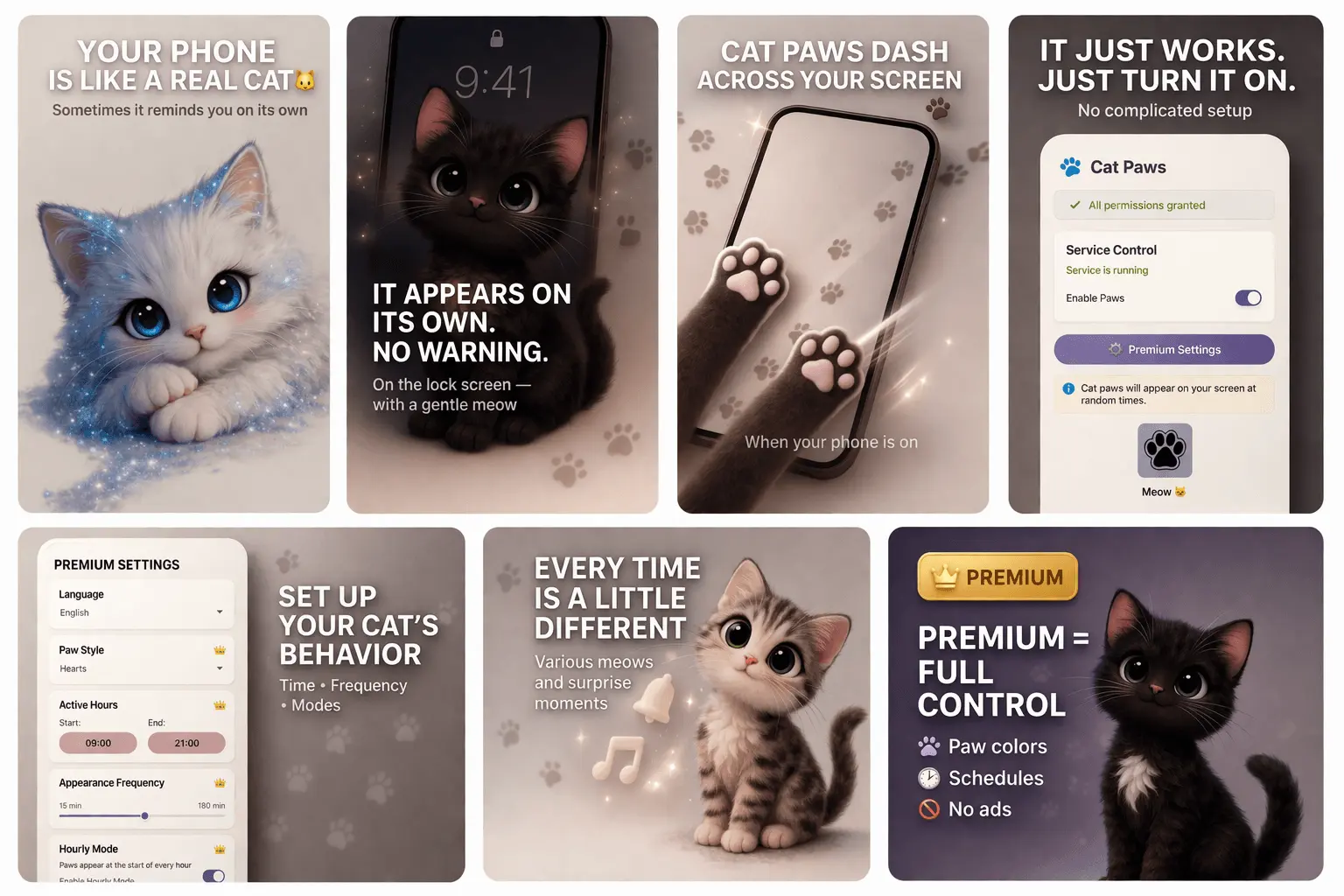 Screenshot 1 of Cat Paws: Cute Paw Surprise