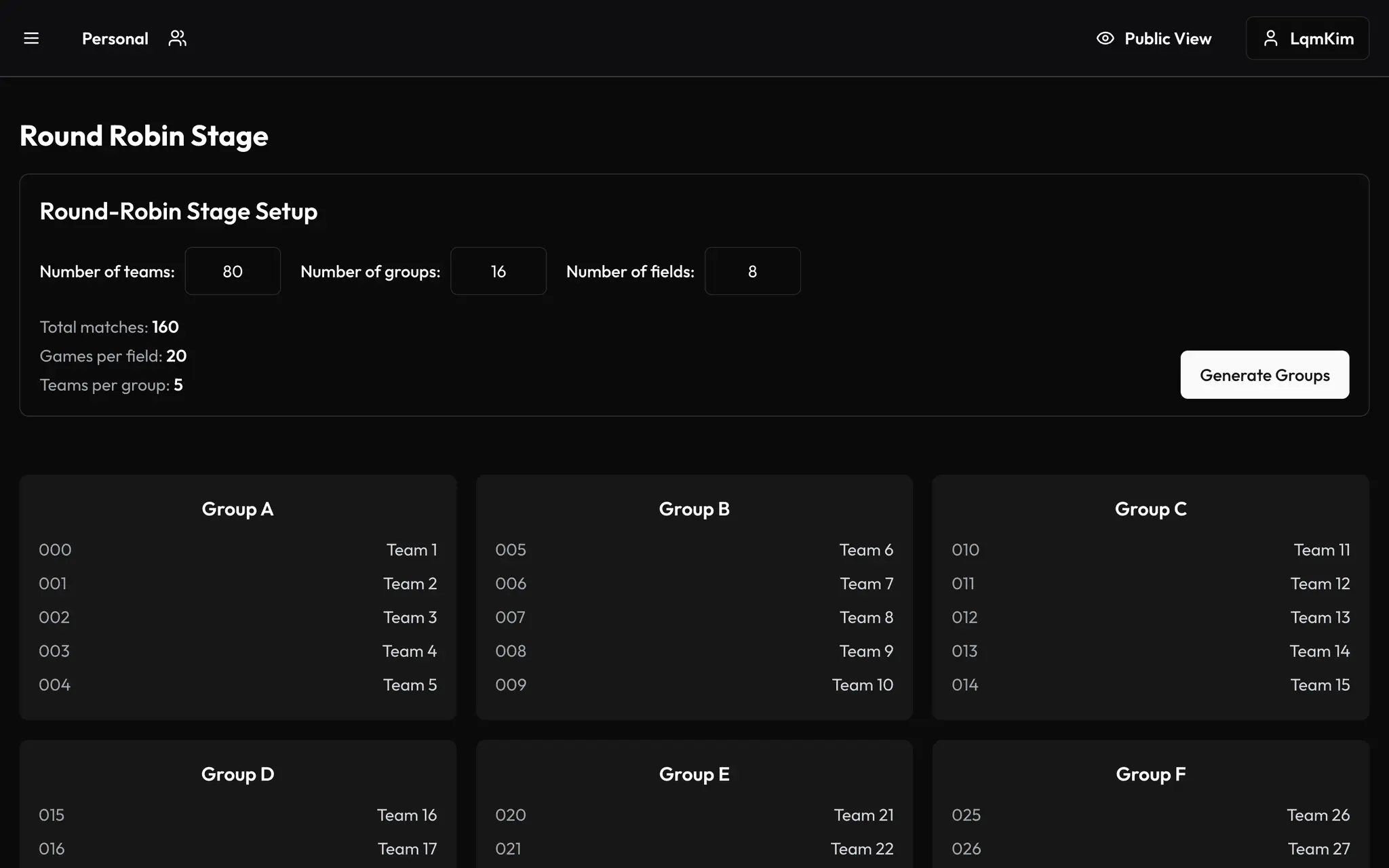 Screenshot 6 of Tournamyx 