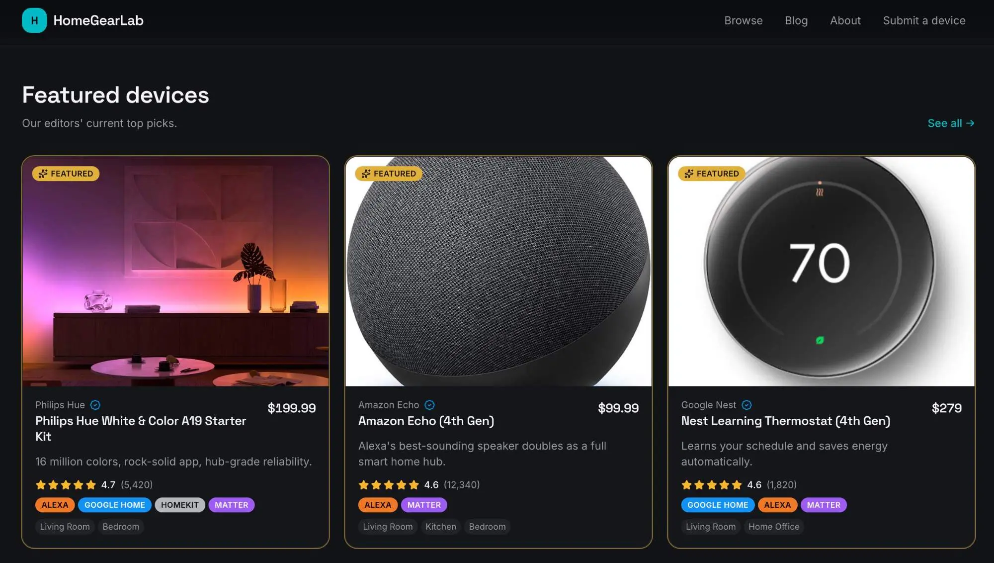 Screenshot 1 of HomeGearLab