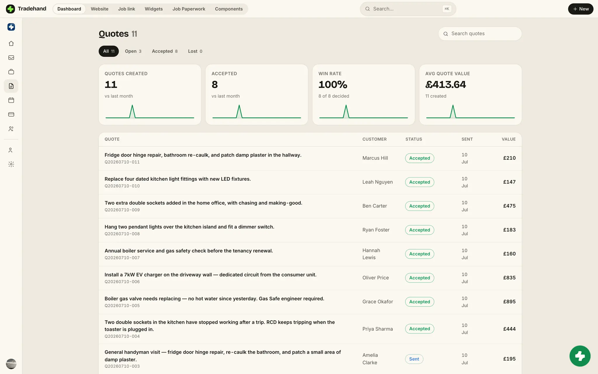 Screenshot 4 of Tradehand