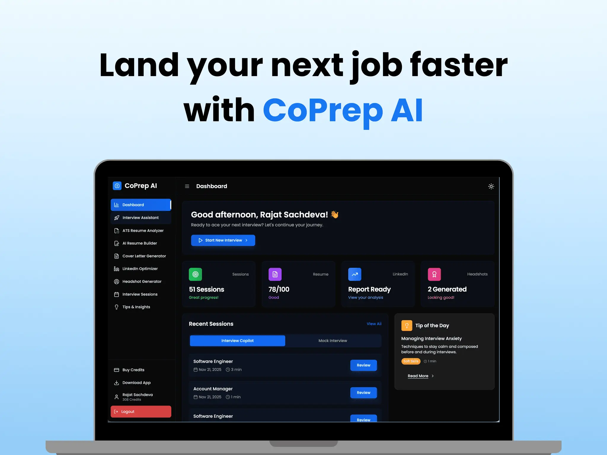 Screenshot 5 of CoPrep AI