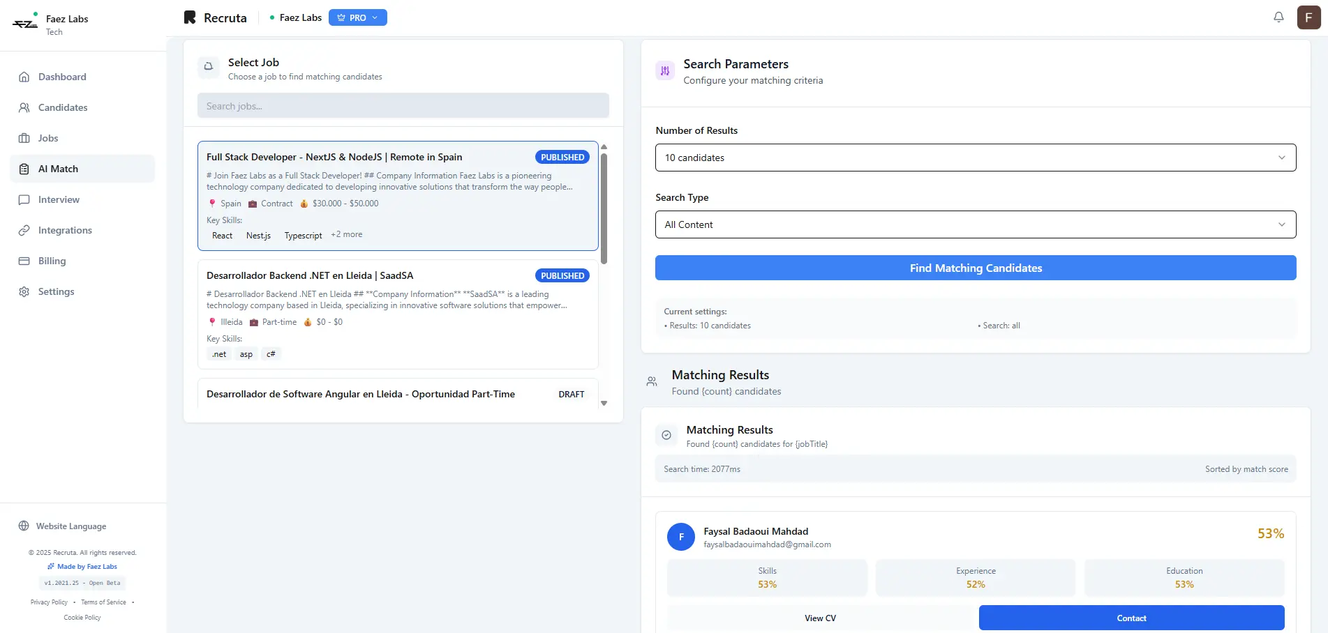 Screenshot 4 of Recruta