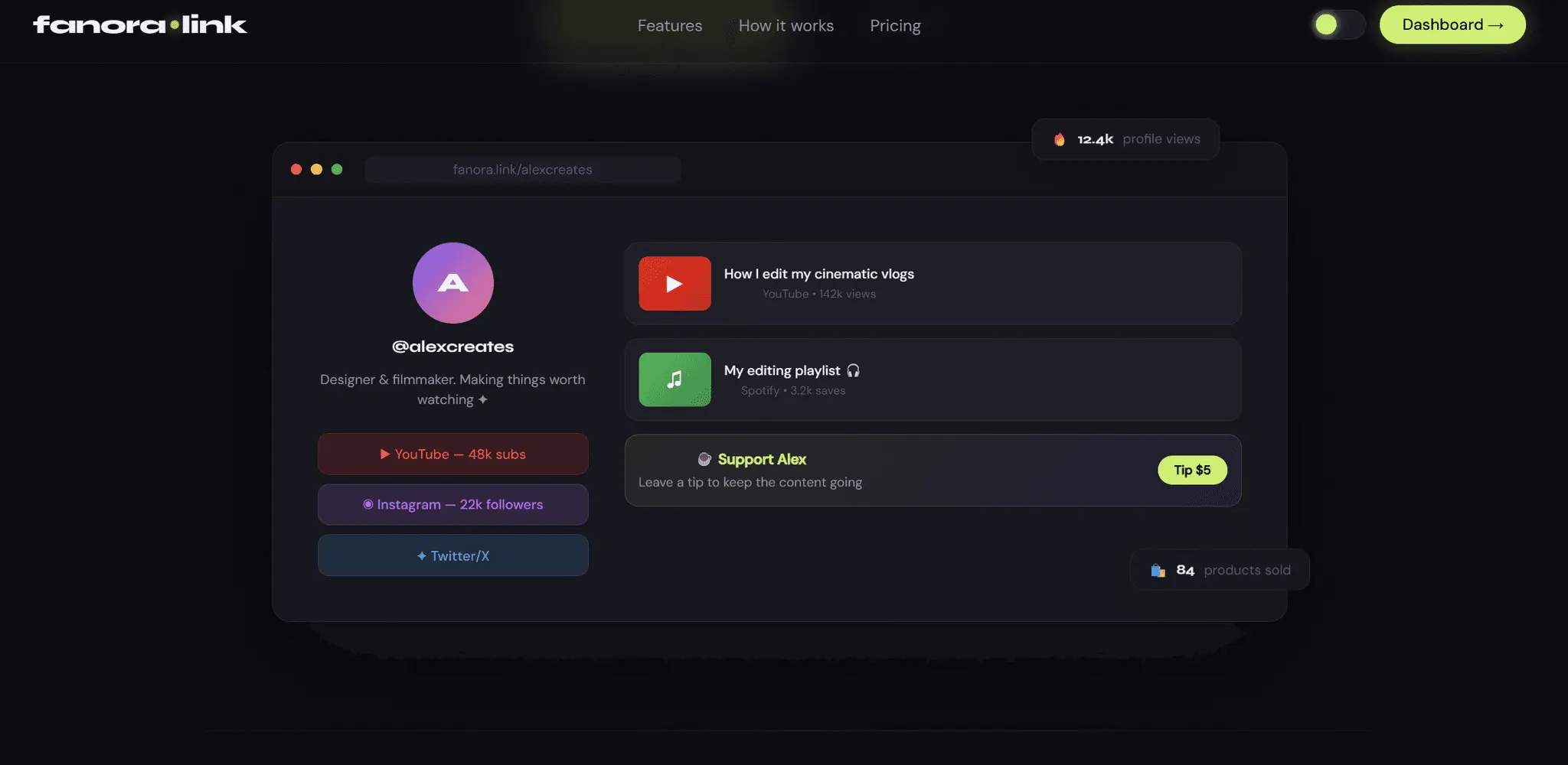 Screenshot 10 of Fanora.link