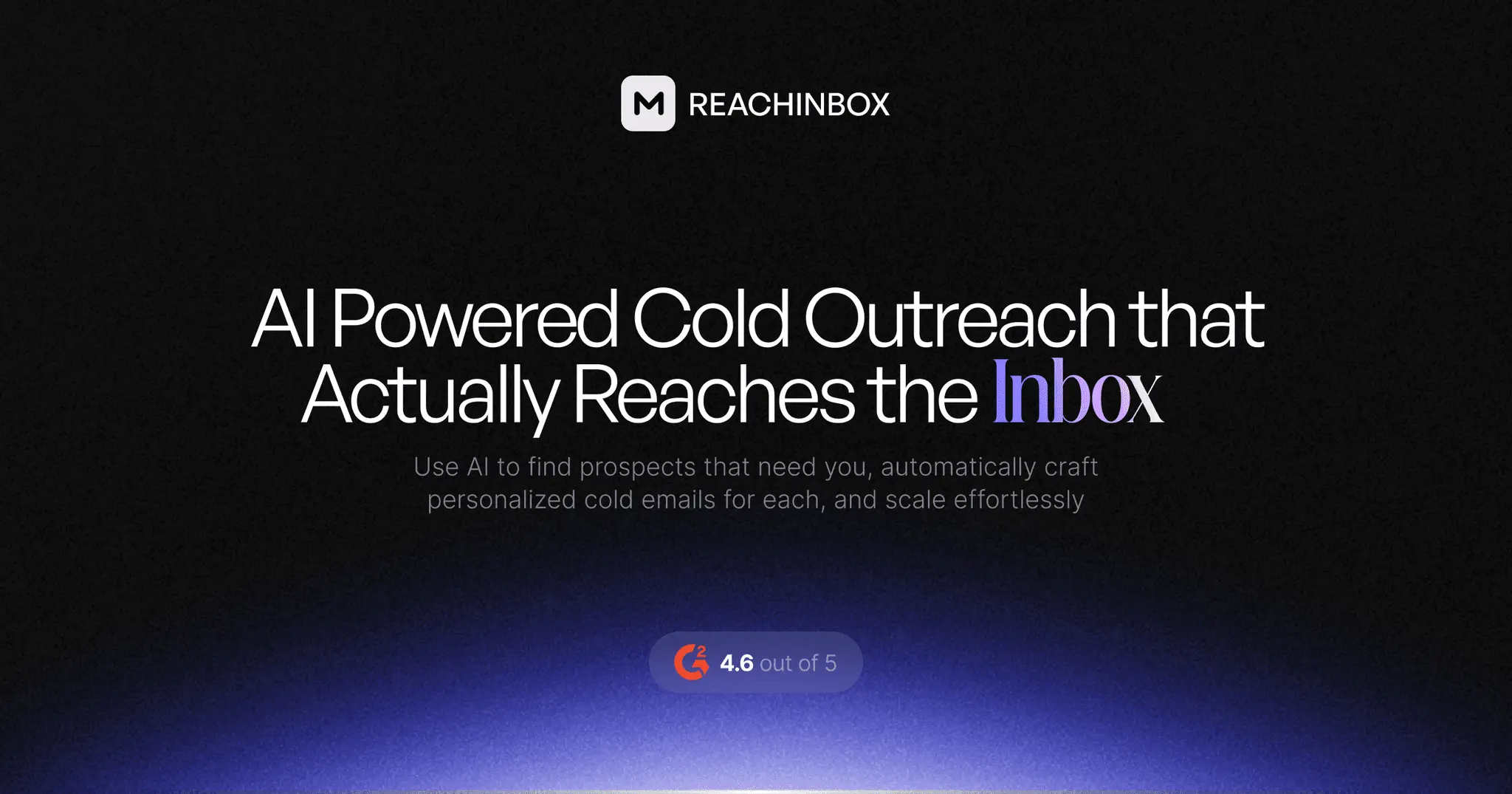 Screenshot 1 of ReachInbox AI Cold Outreach