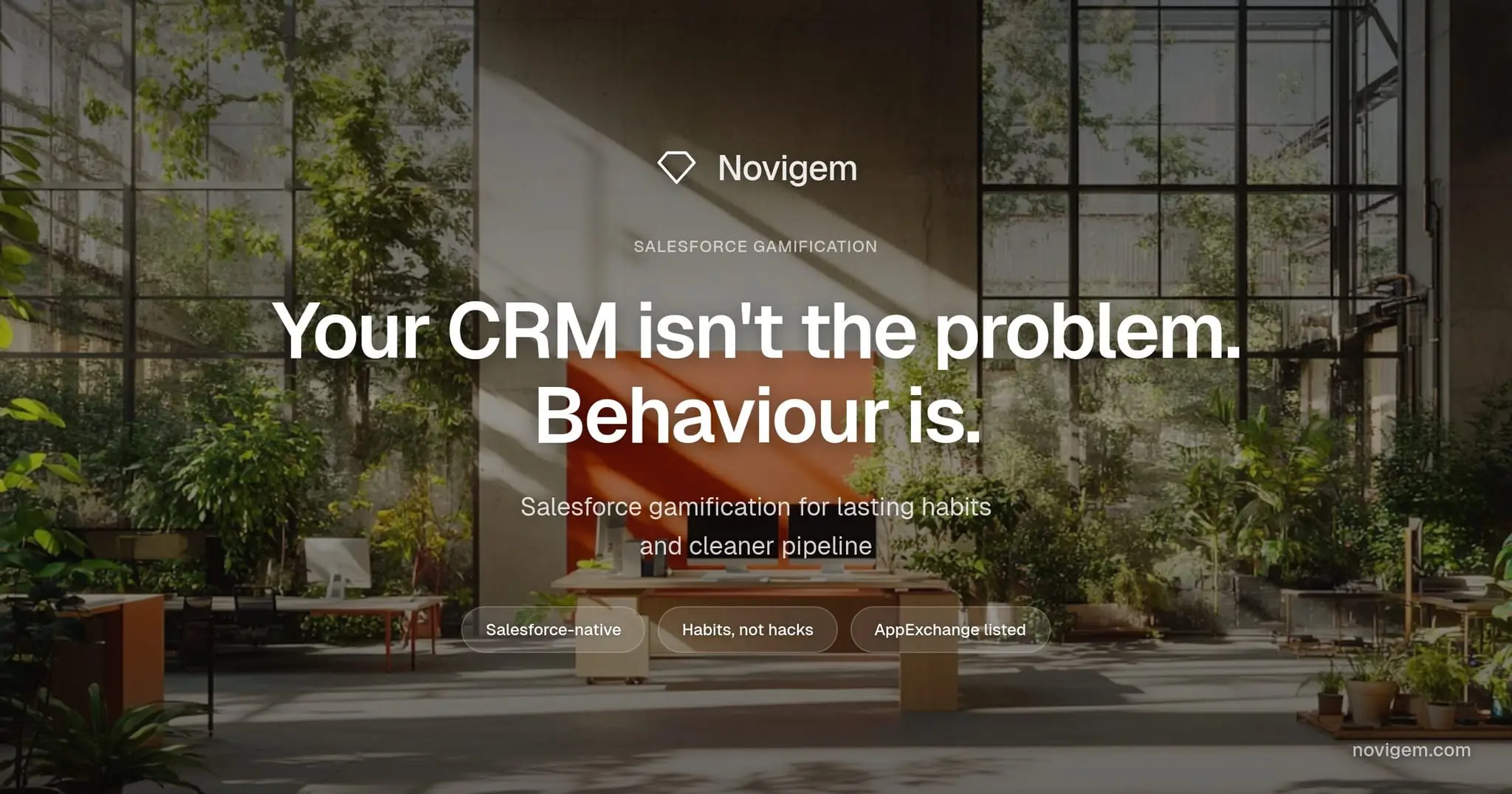Screenshot 1 of Novigem Sales Gamification Platform