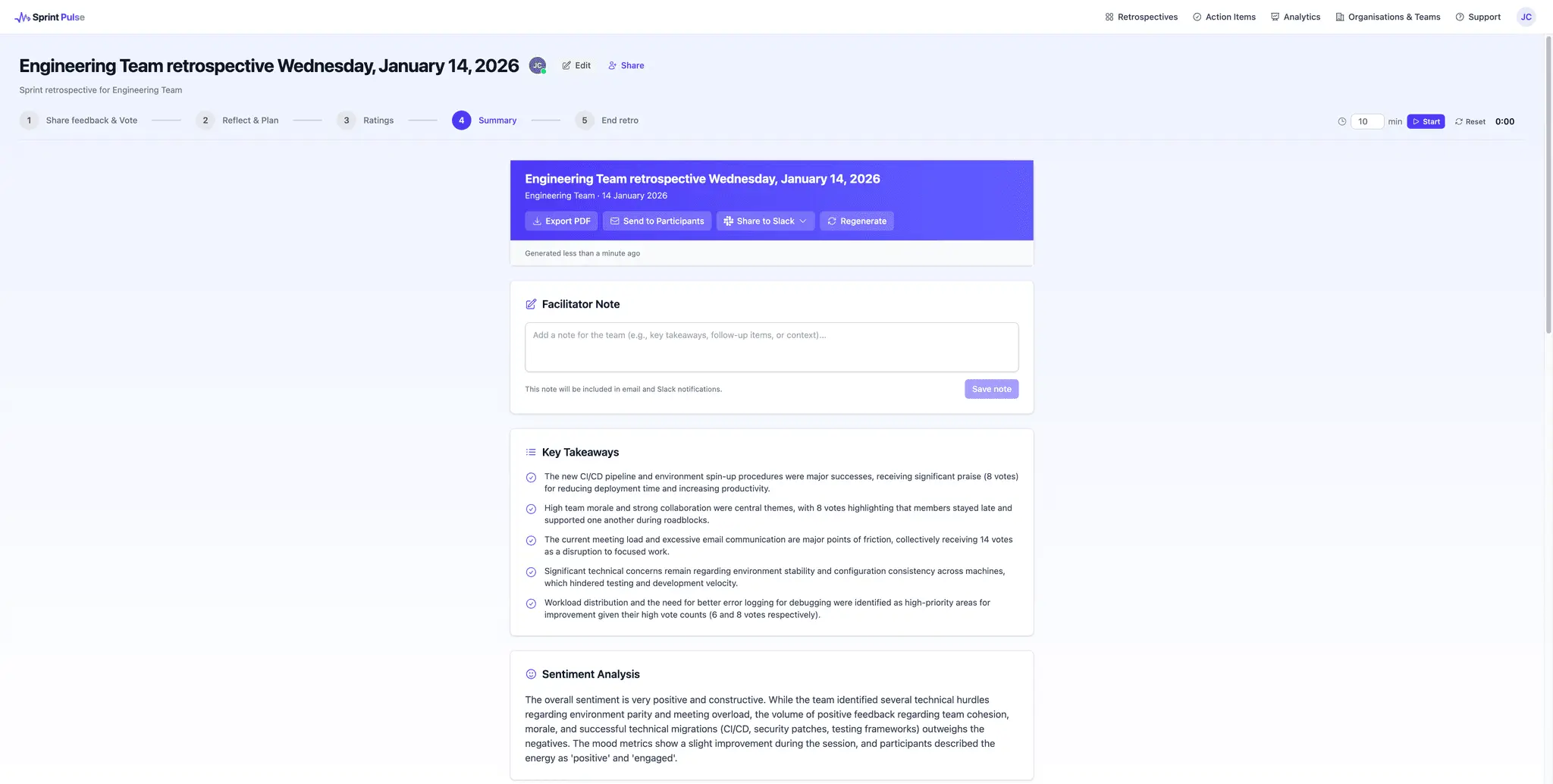 Screenshot 3 of SprintPulse