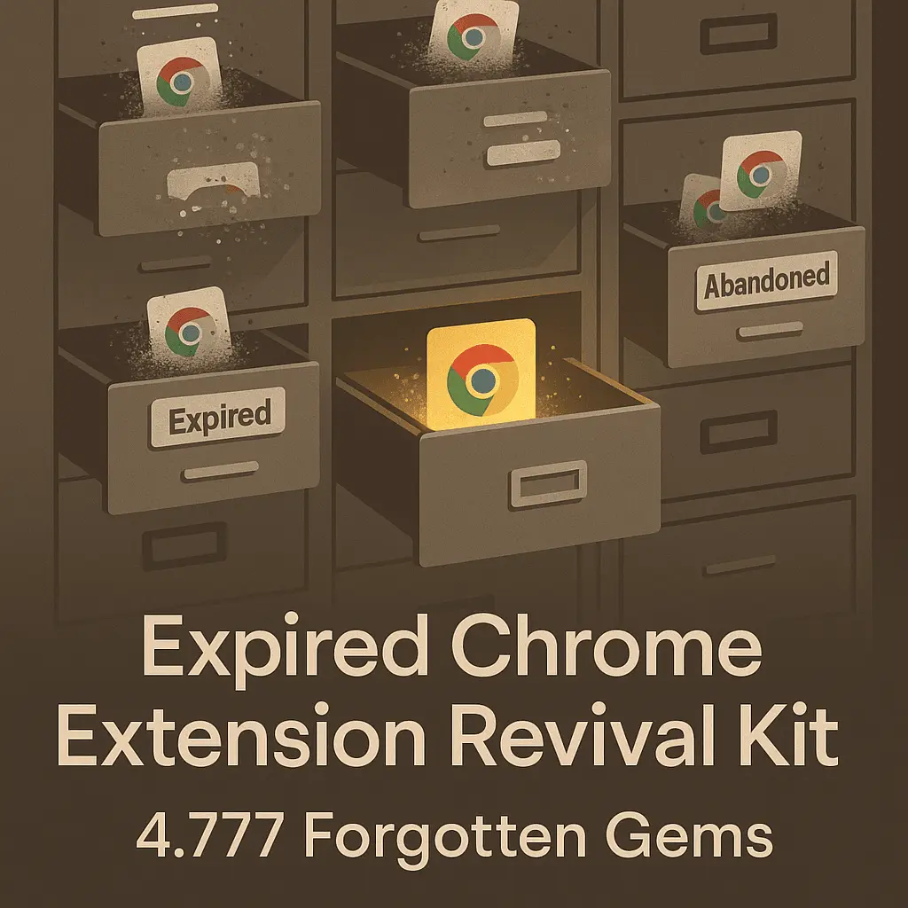 Screenshot 1 of Expired Chrome Extensions Kit