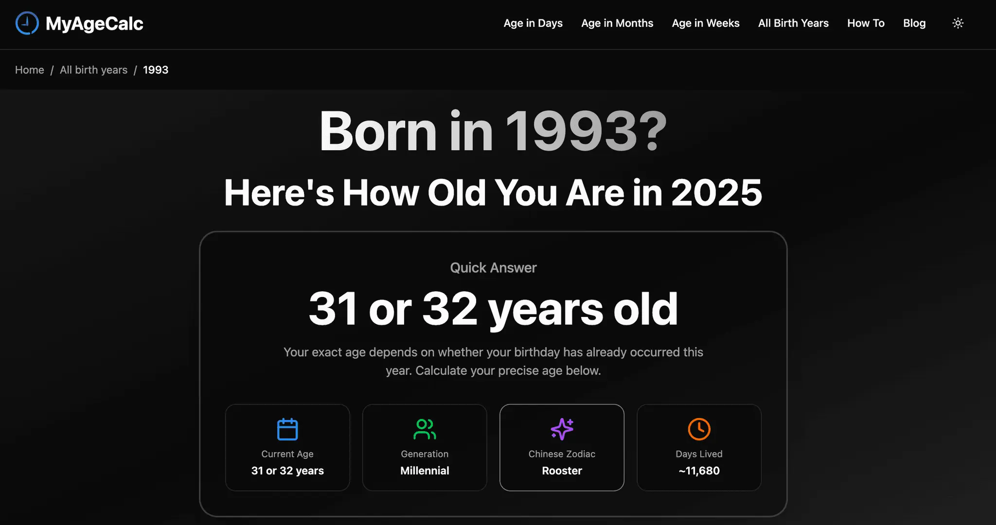 Screenshot 2 of Age Calculator