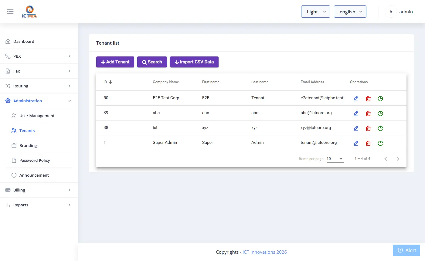 Screenshot 2 of ICTPBX