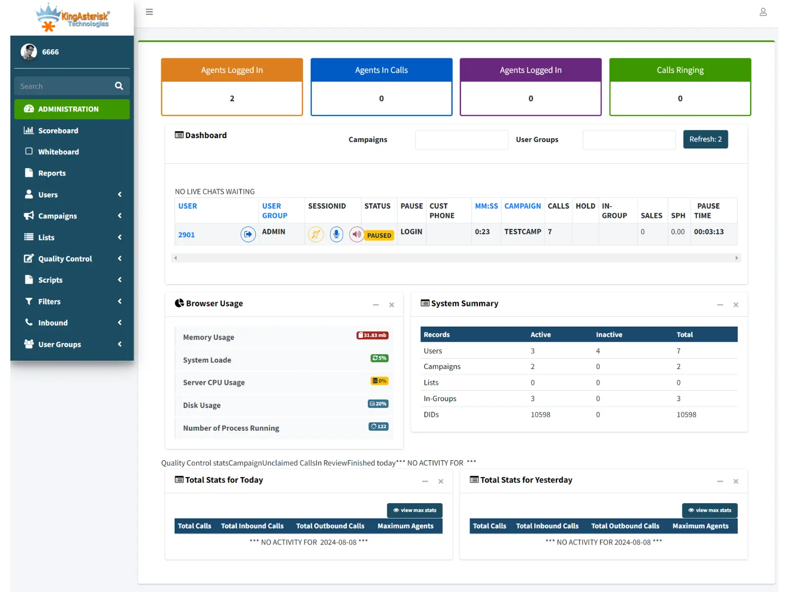 Screenshot 1 of Contact Center Dialer Solutions