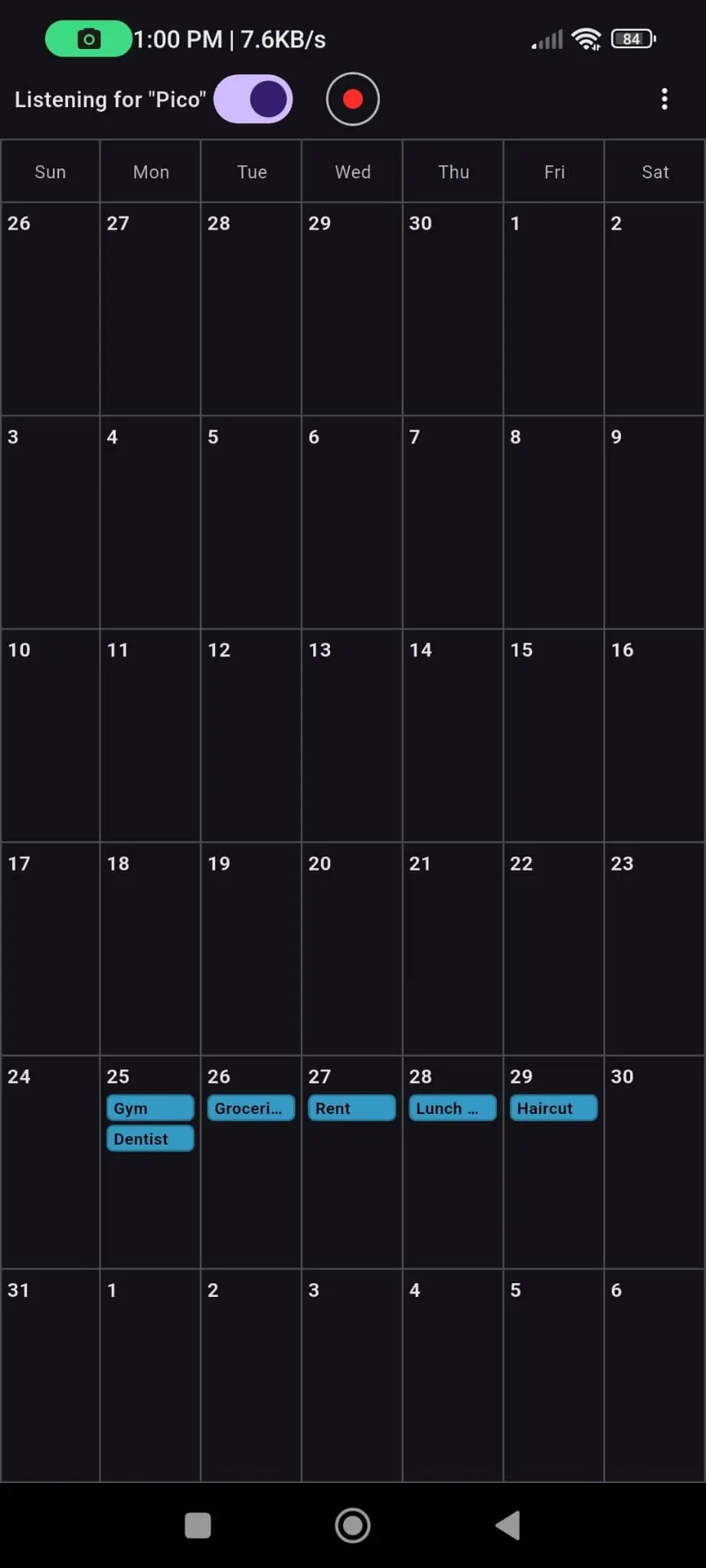 Screenshot 3 of Hands Free Appointment Offline