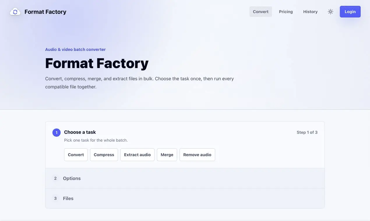 Screenshot 1 of Format Factory