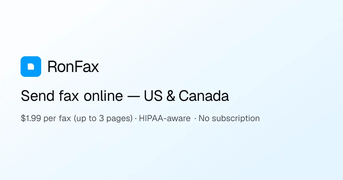 Screenshot 1 of RonFax