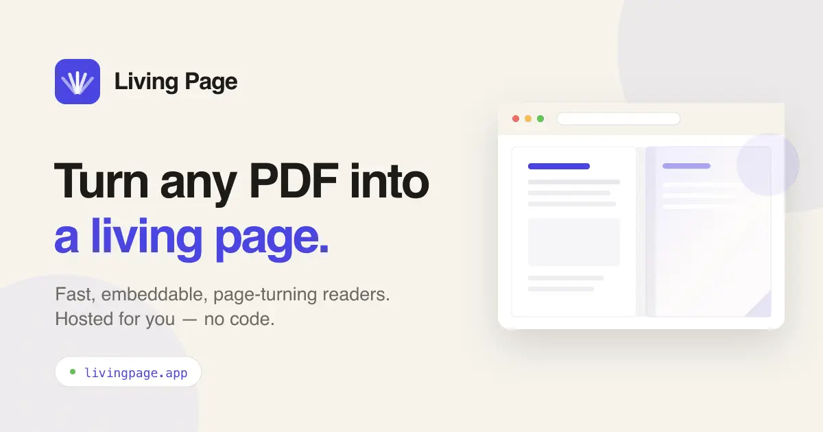 Screenshot 1 of Living Page