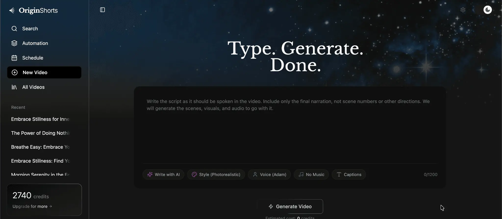 Screenshot 3 of OriginShorts