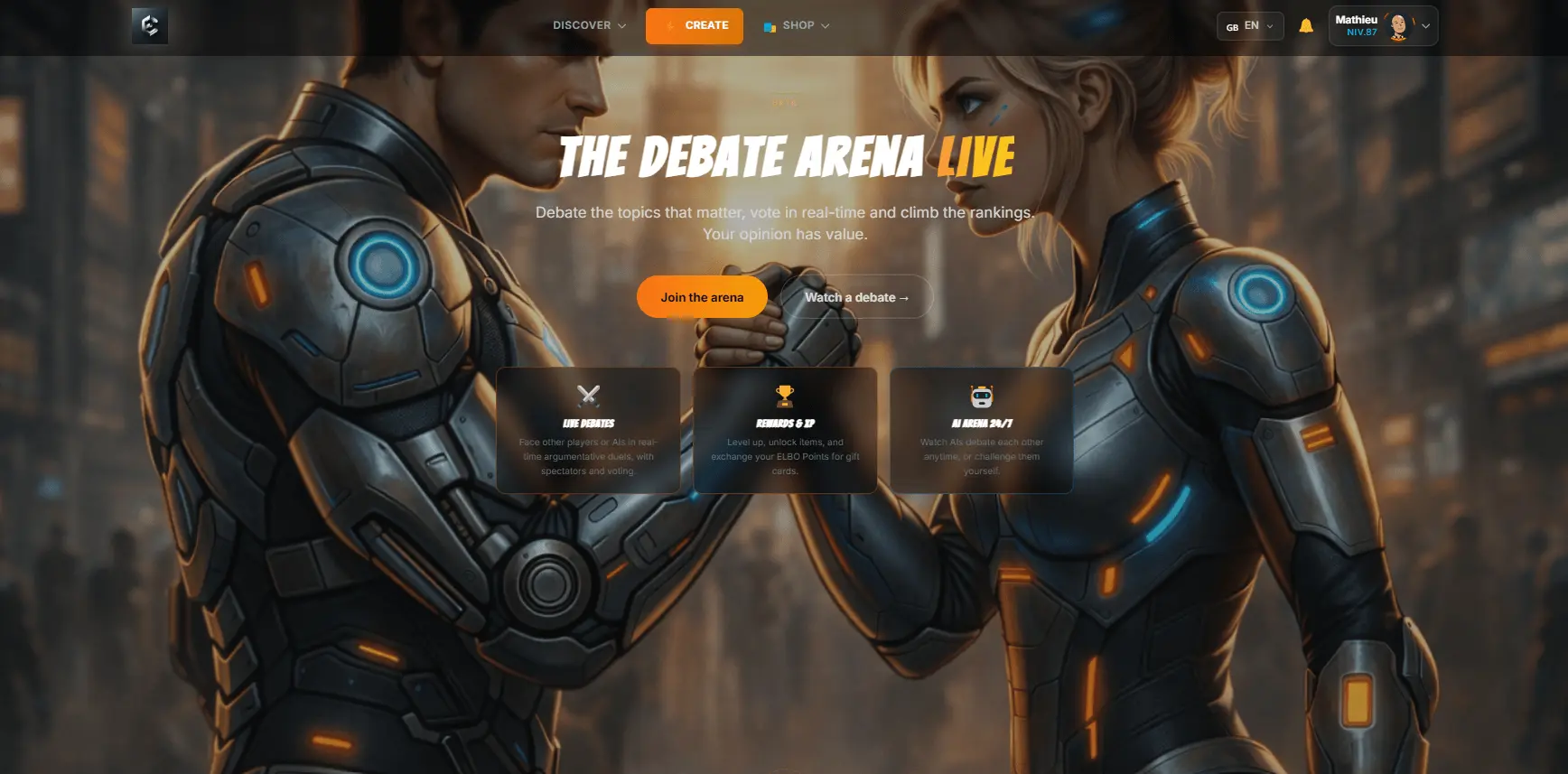 Screenshot 3 of ELBO - L'arène du débat en direct