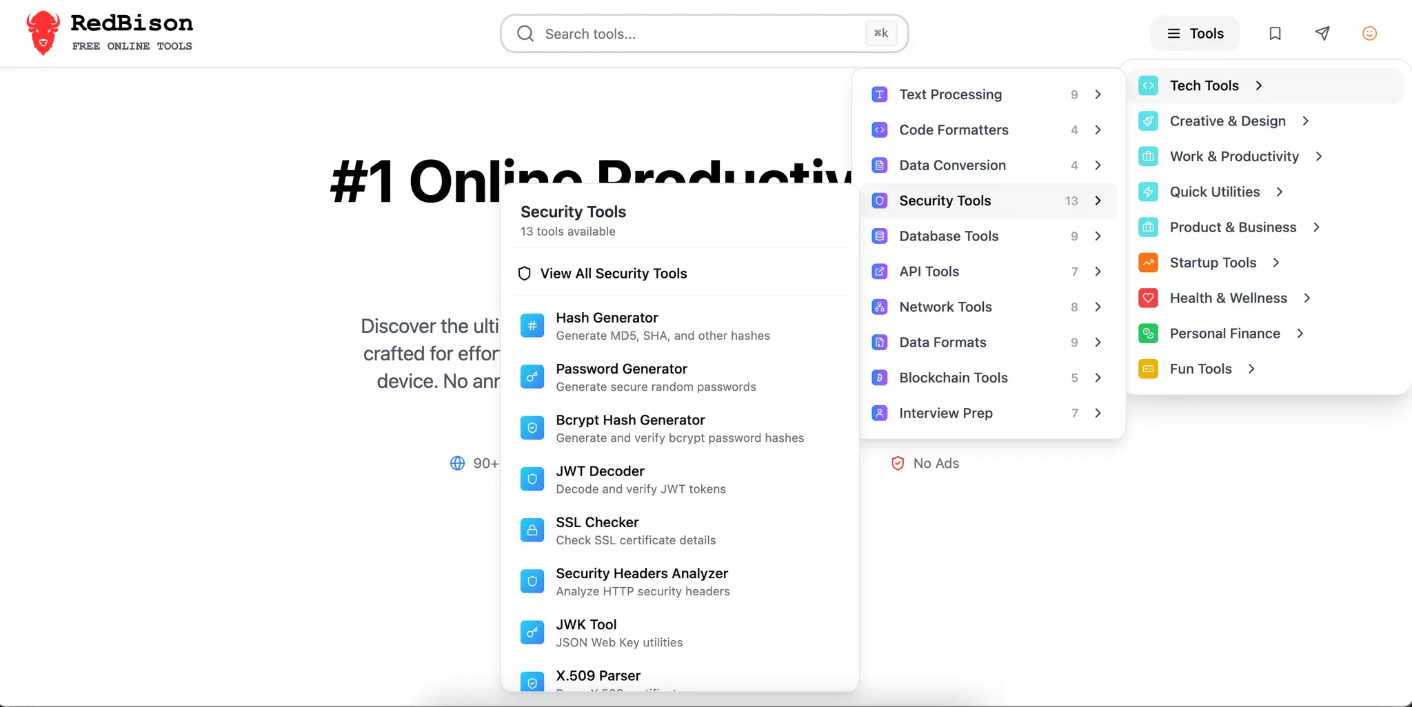 Screenshot 10 of RedBison: Secure & Ad-Free Online Tools