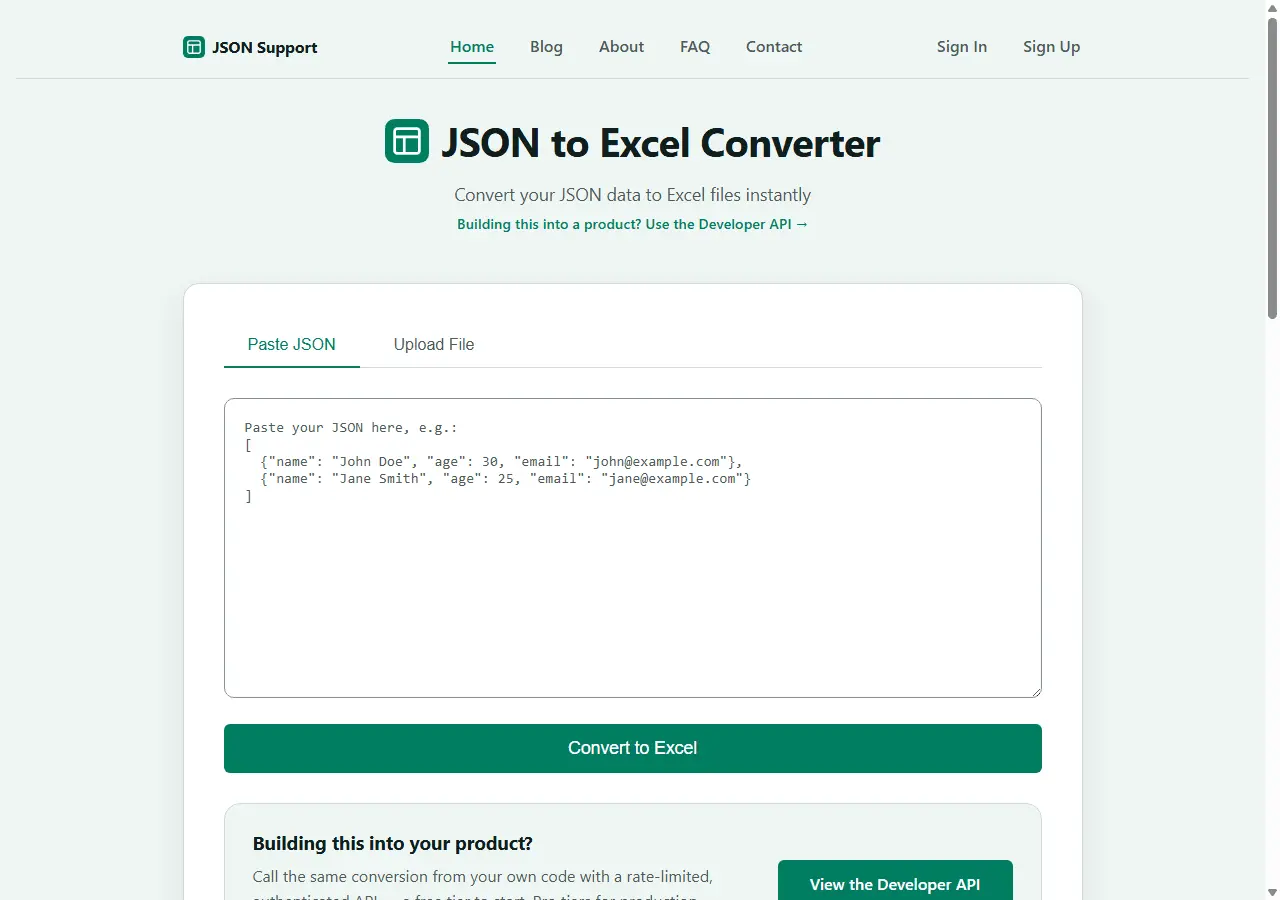 Screenshot 1 of JSON Support