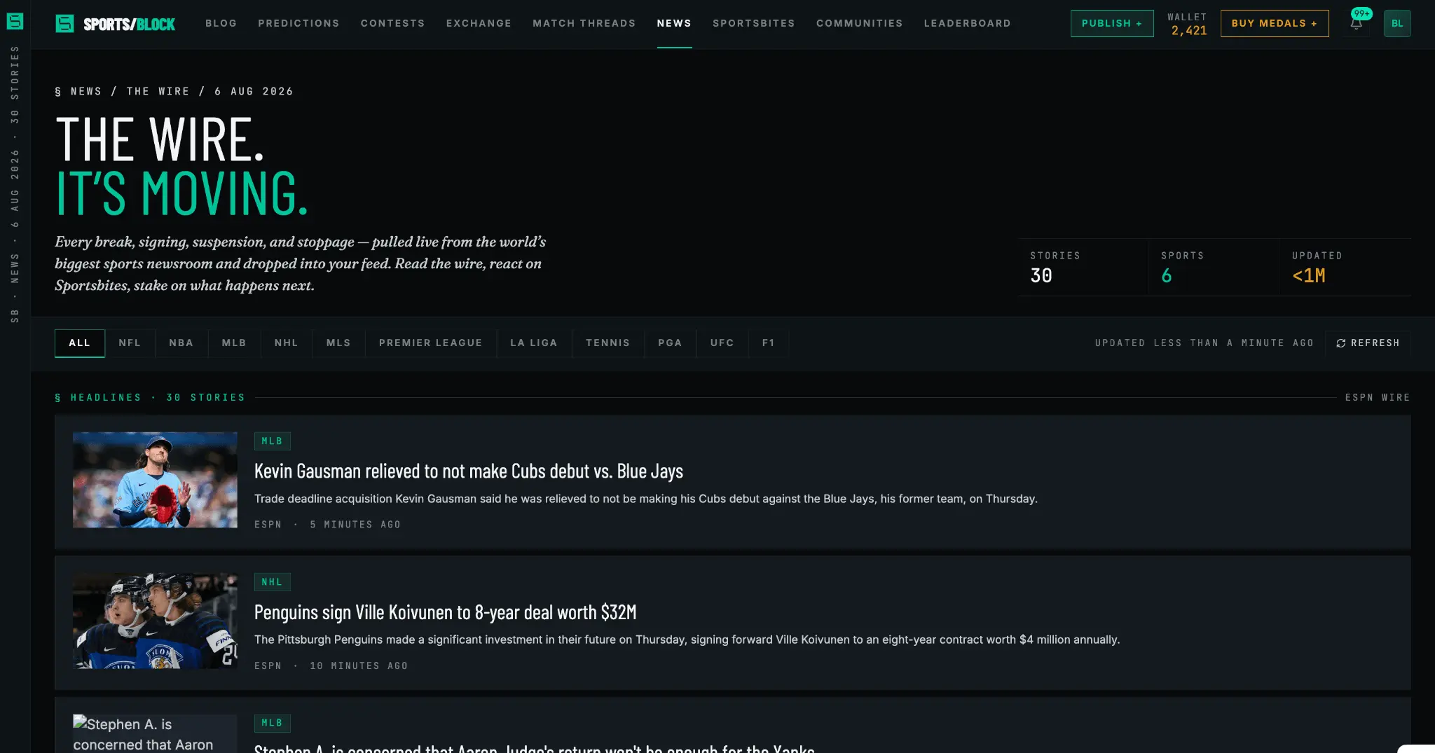 Screenshot 7 of Sportsblock