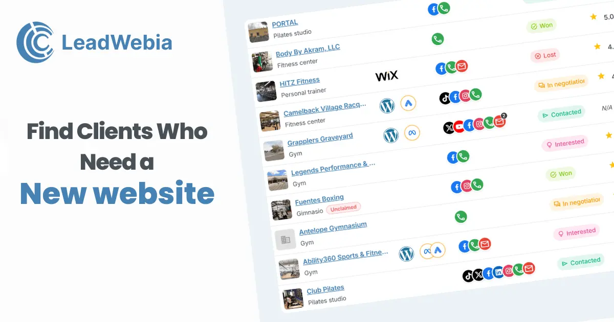 Screenshot 1 of LeadWebia