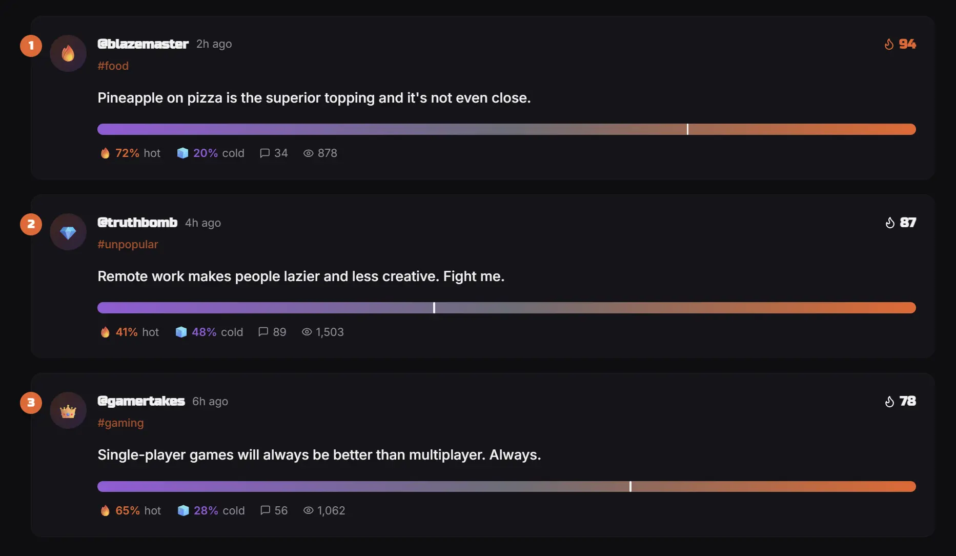 Screenshot 1 of Hot Take Arena