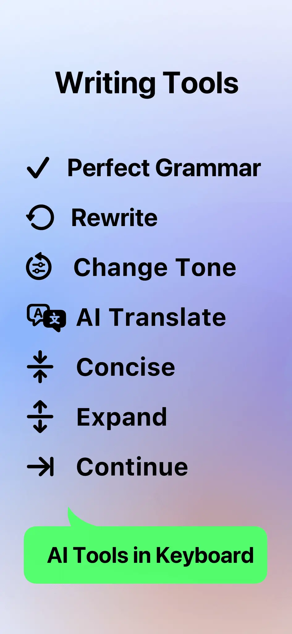 Screenshot 7 of AnyWrite – AI Keyboard