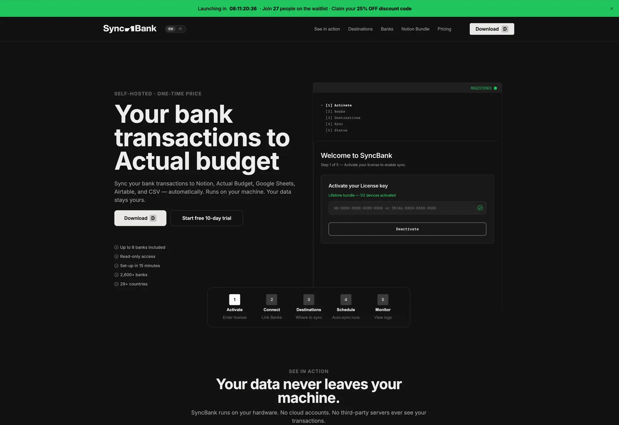 Screenshot 2 of SyncBank