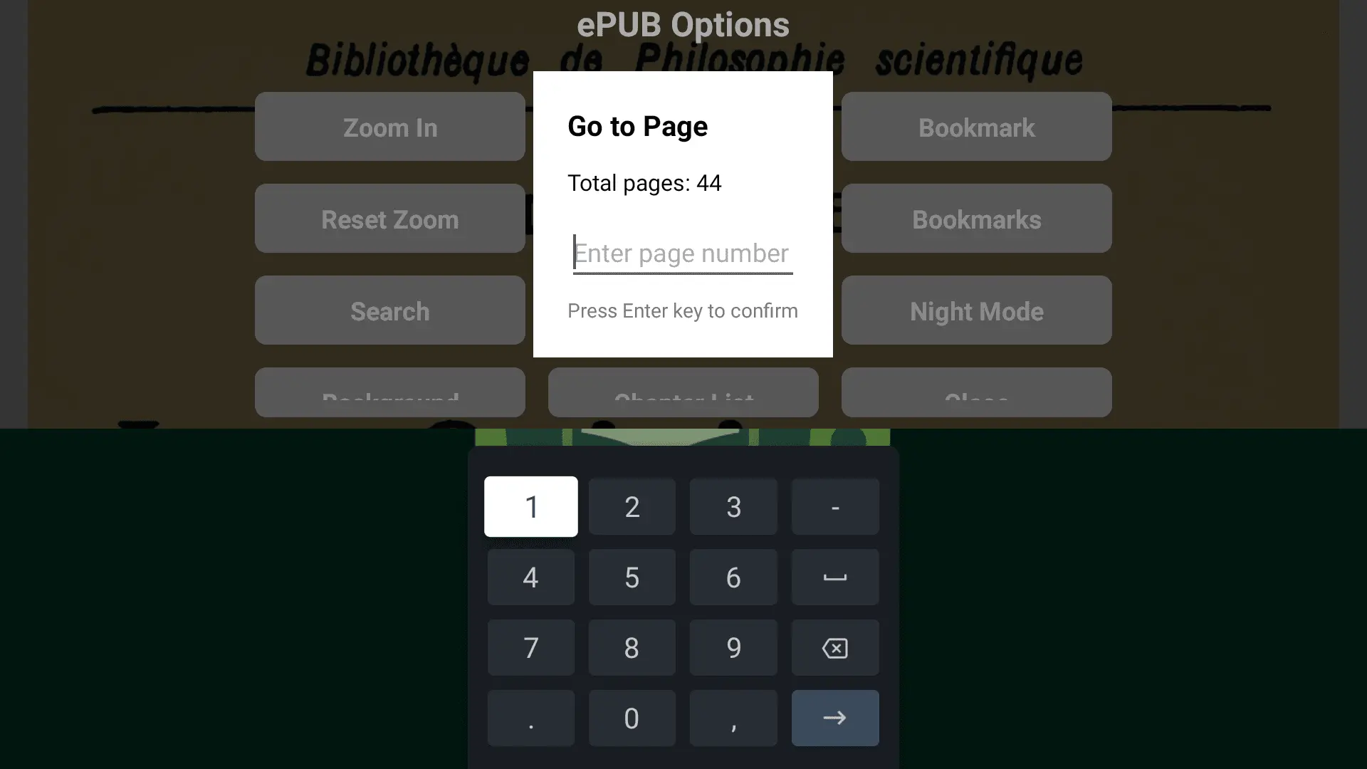 Screenshot 2 of TV ePUB Viewer