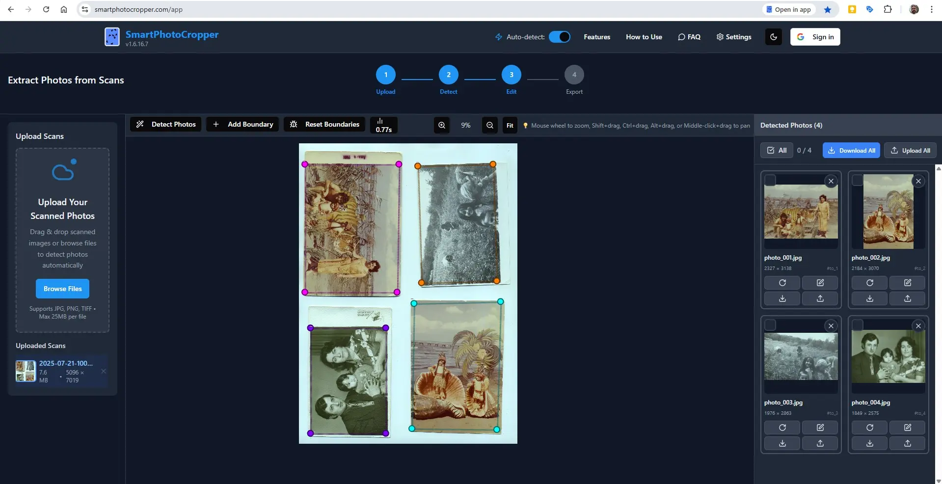 Screenshot 1 of Smart Photo Cropper