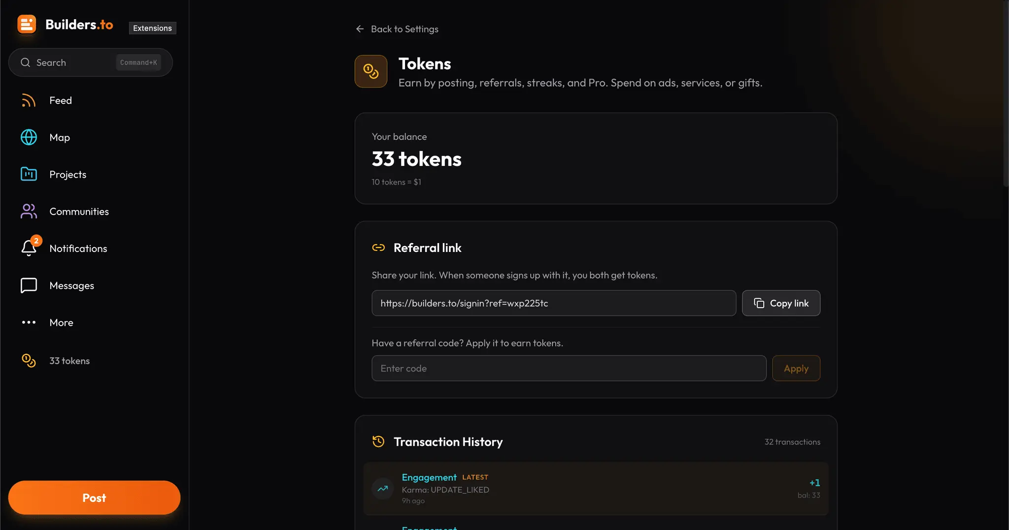 Screenshot 1 of Builders.to