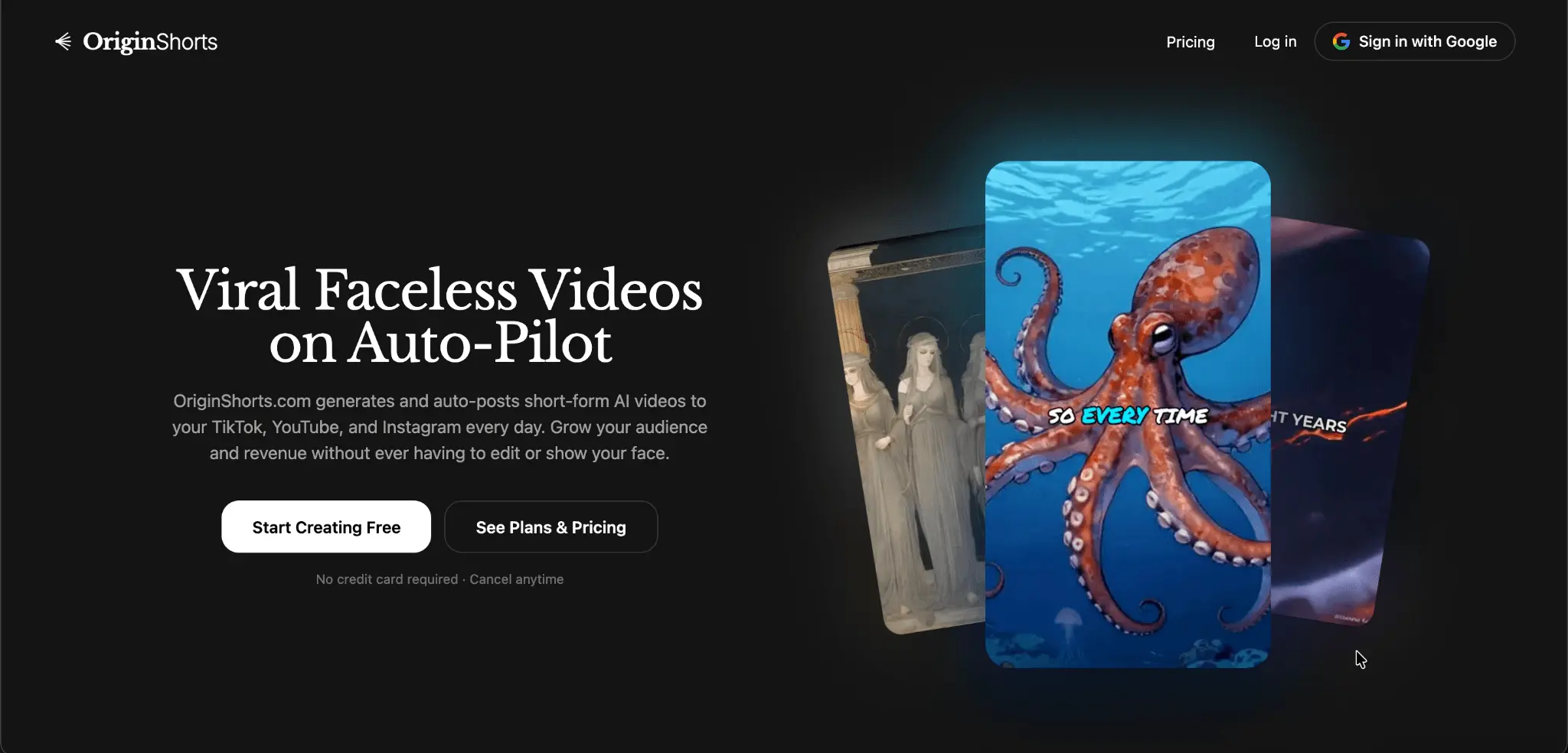 Screenshot 1 of OriginShorts