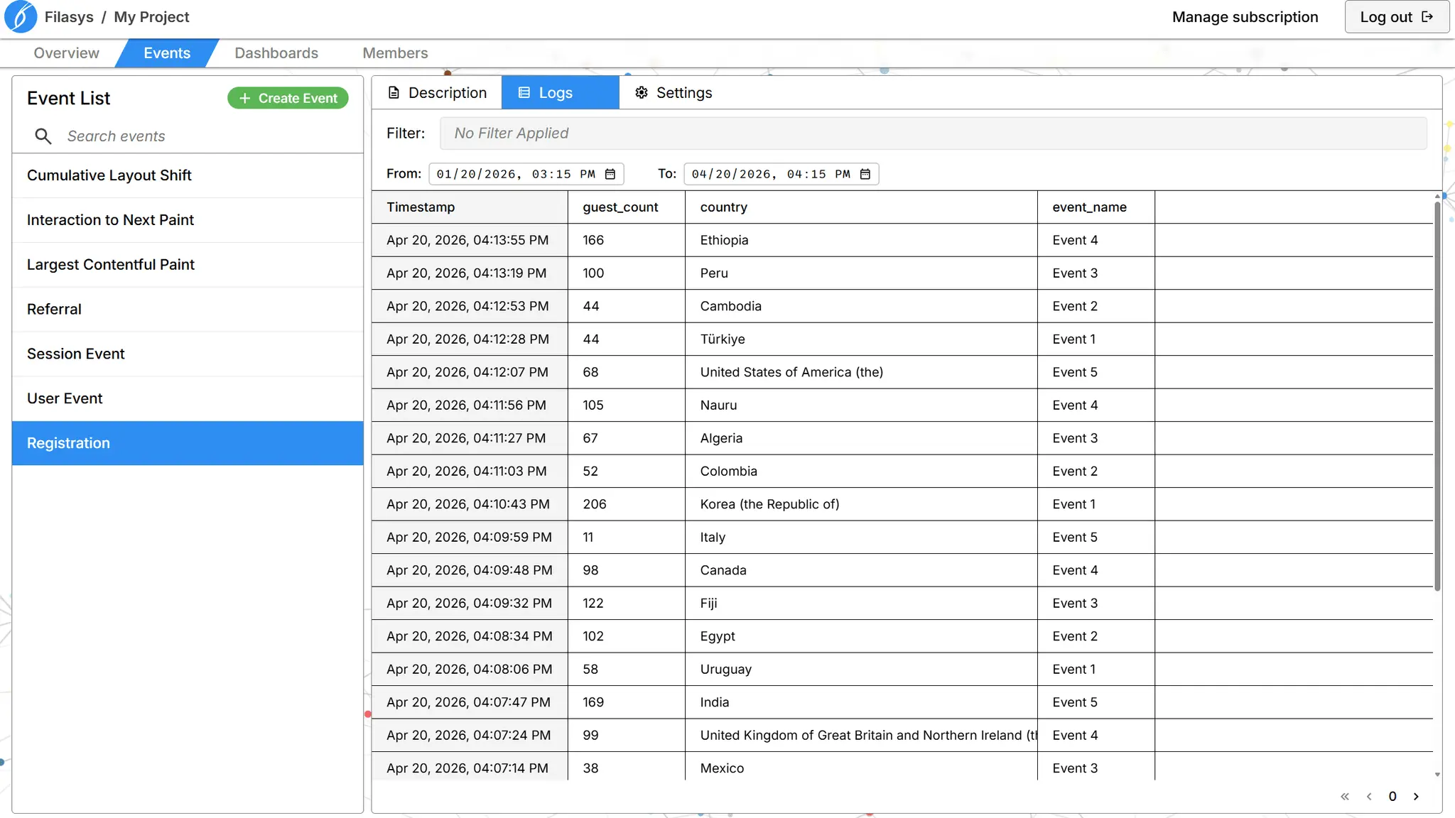 Screenshot 3 of Filasys