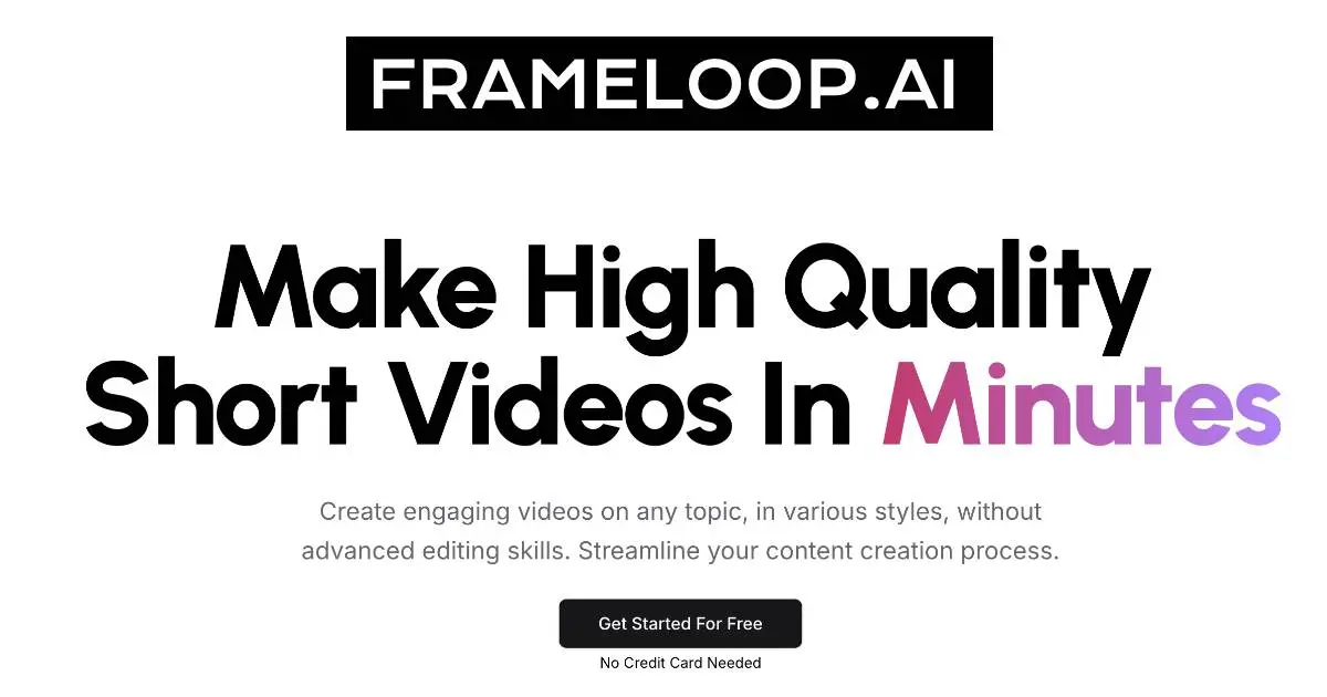 Screenshot 1 of Frameloop