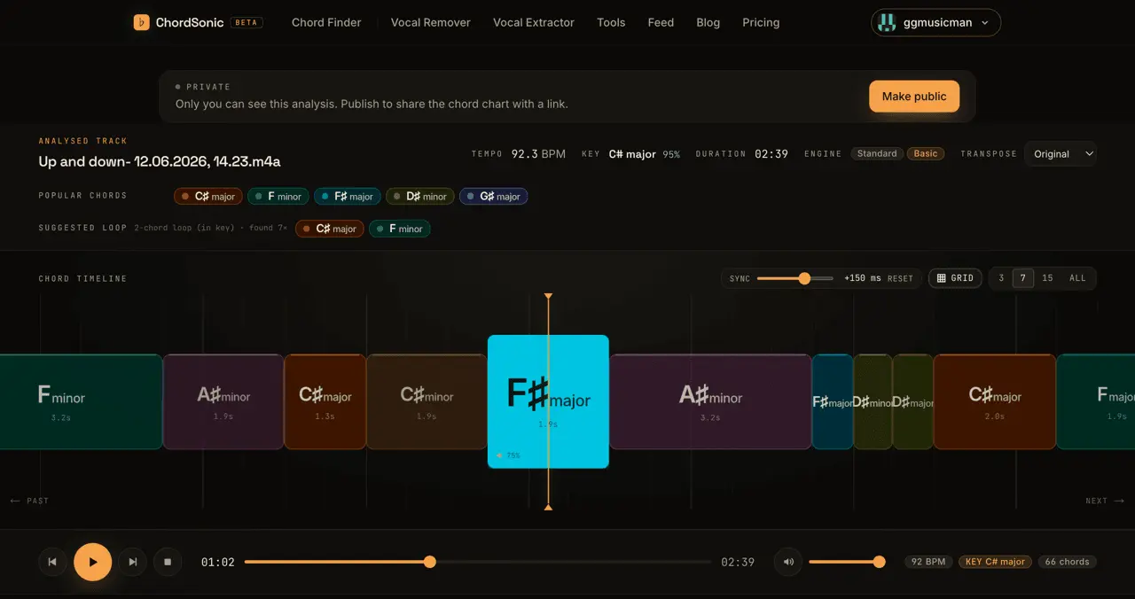 Screenshot 2 of ChordSonic