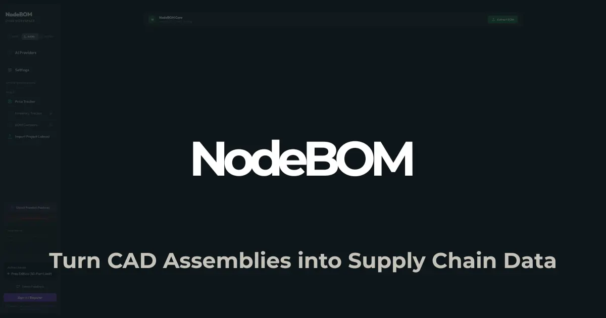 Screenshot 1 of NodeBOM