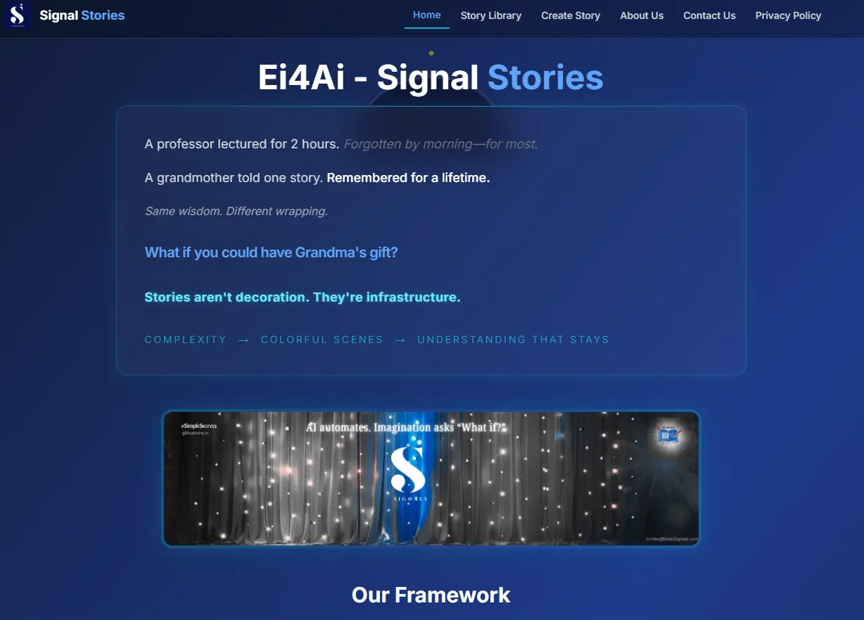 Screenshot 2 of Ei4Ai Signal Stories