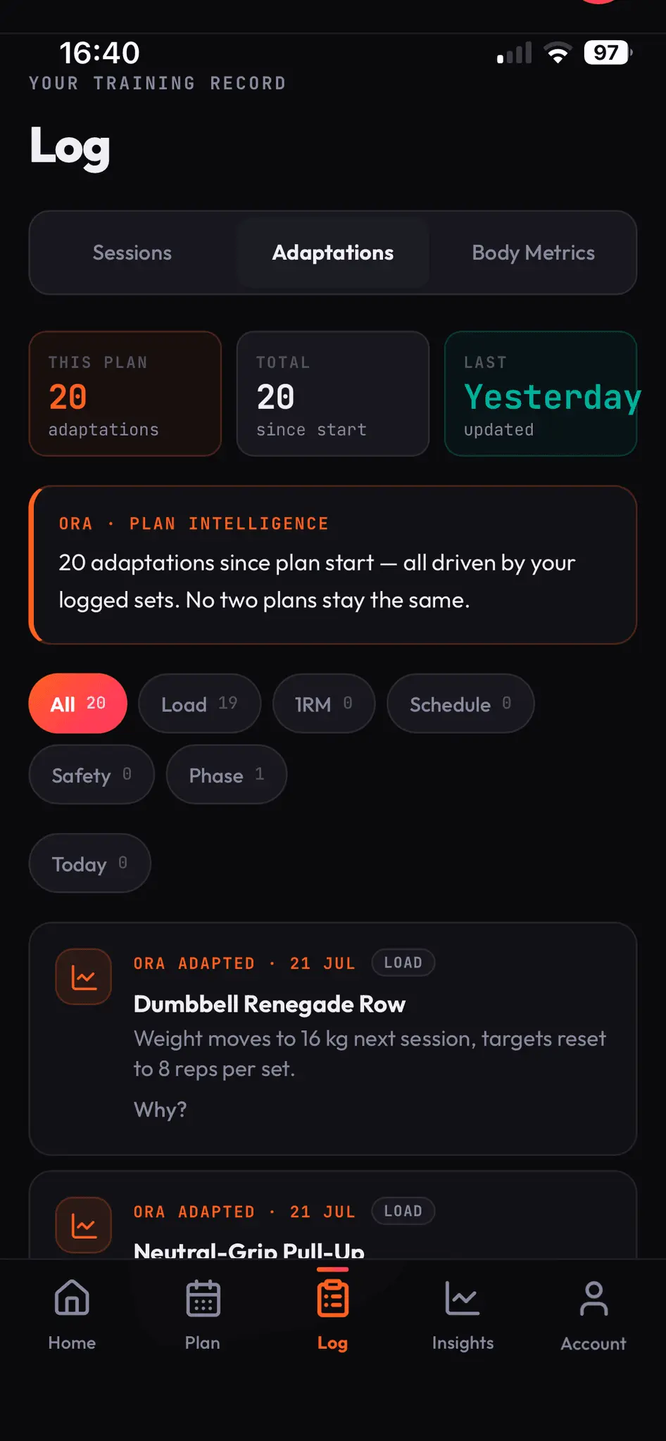 Screenshot 3 of Adaptiv Performance