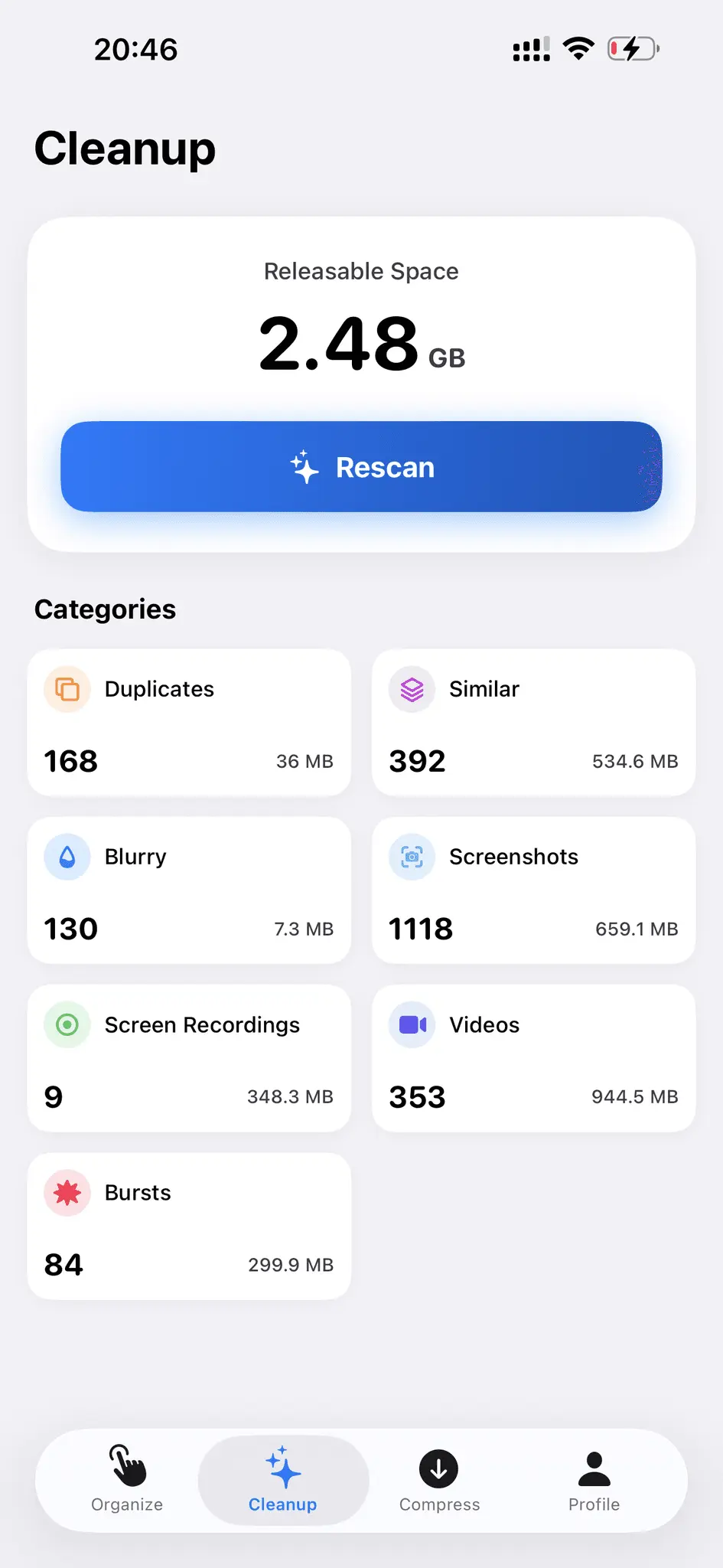 Screenshot 4 of PicKeep – AI Photo Cleaner
