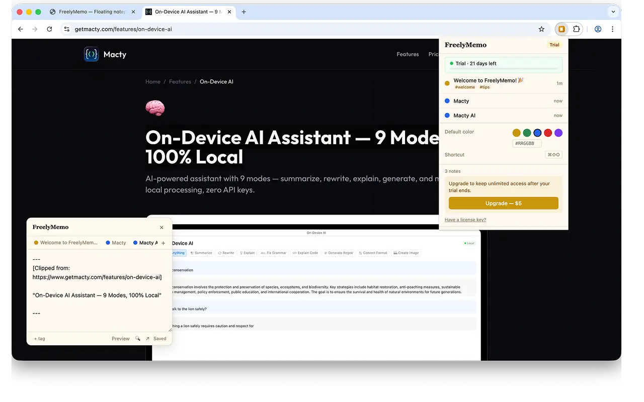 Screenshot 2 of FreelyMemo