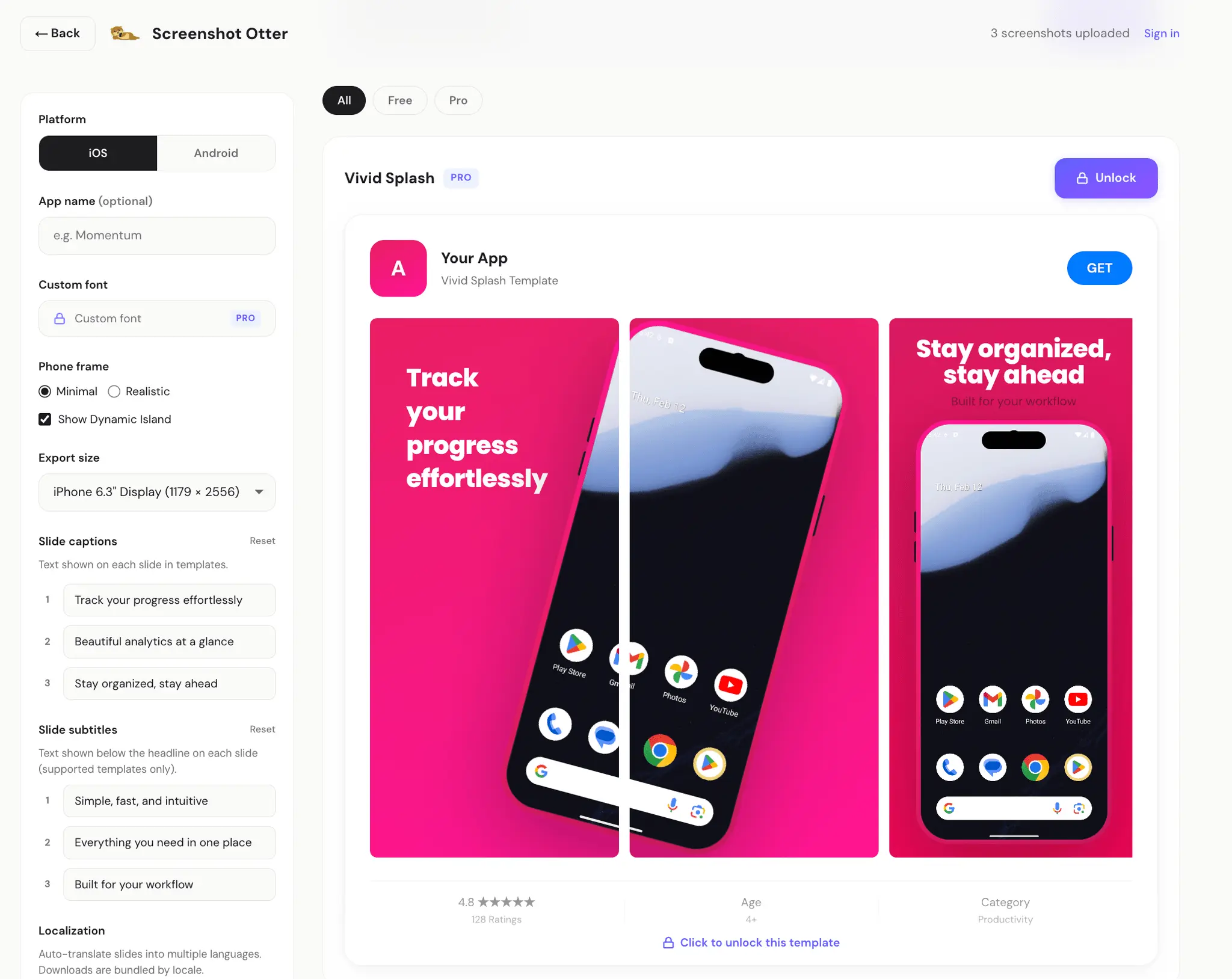 Screenshot 2 of App Store Screenshot Creator