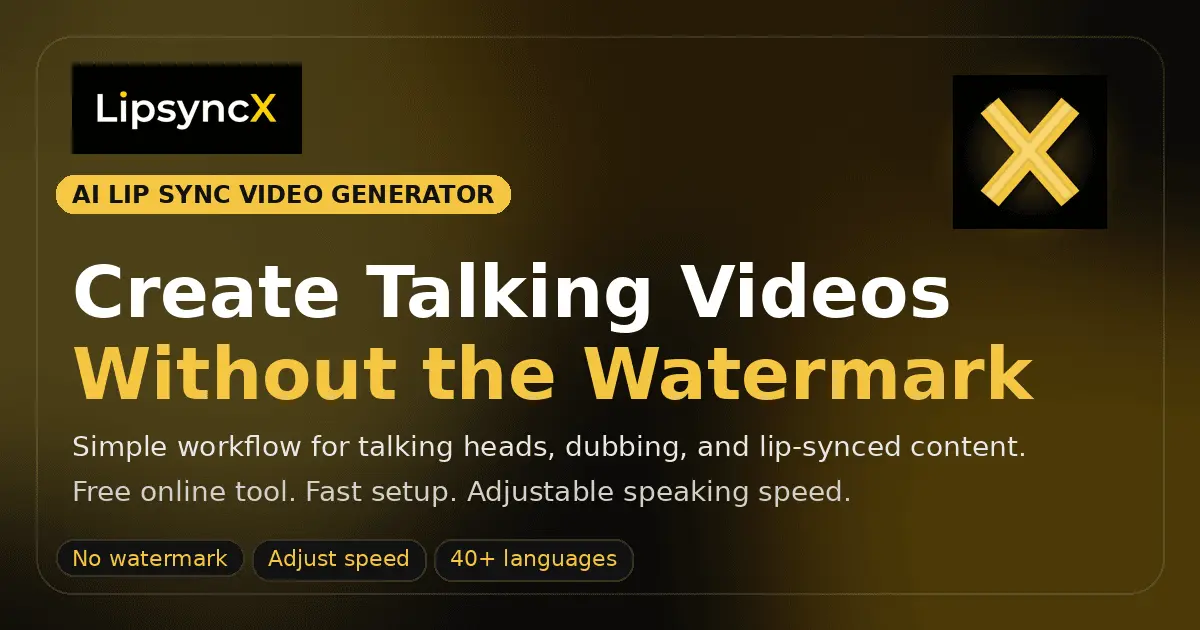 Screenshot 1 of AI Lip Sync Video Generator