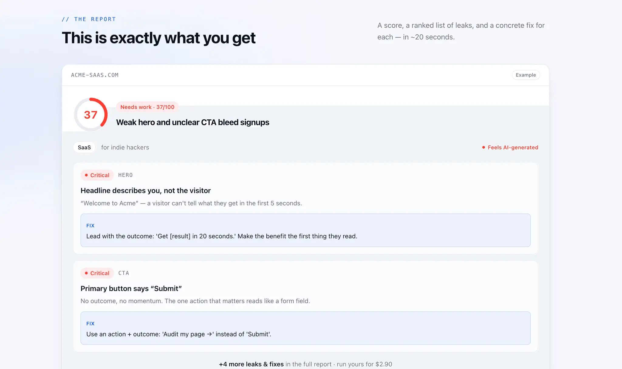 Screenshot 3 of Is My Landing Page Valid?