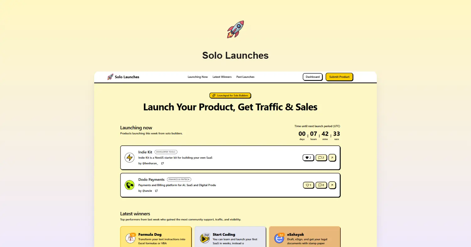 Screenshot 2 of Solo Launches
